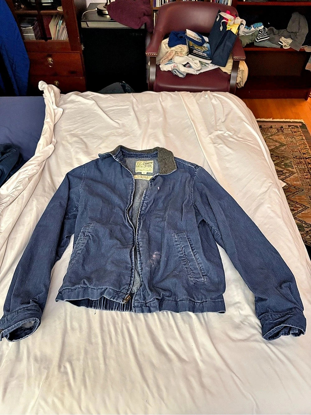 Grayers Outdoor Garments Cold Weather Rated jacket Blue Cotton Jacket … good con